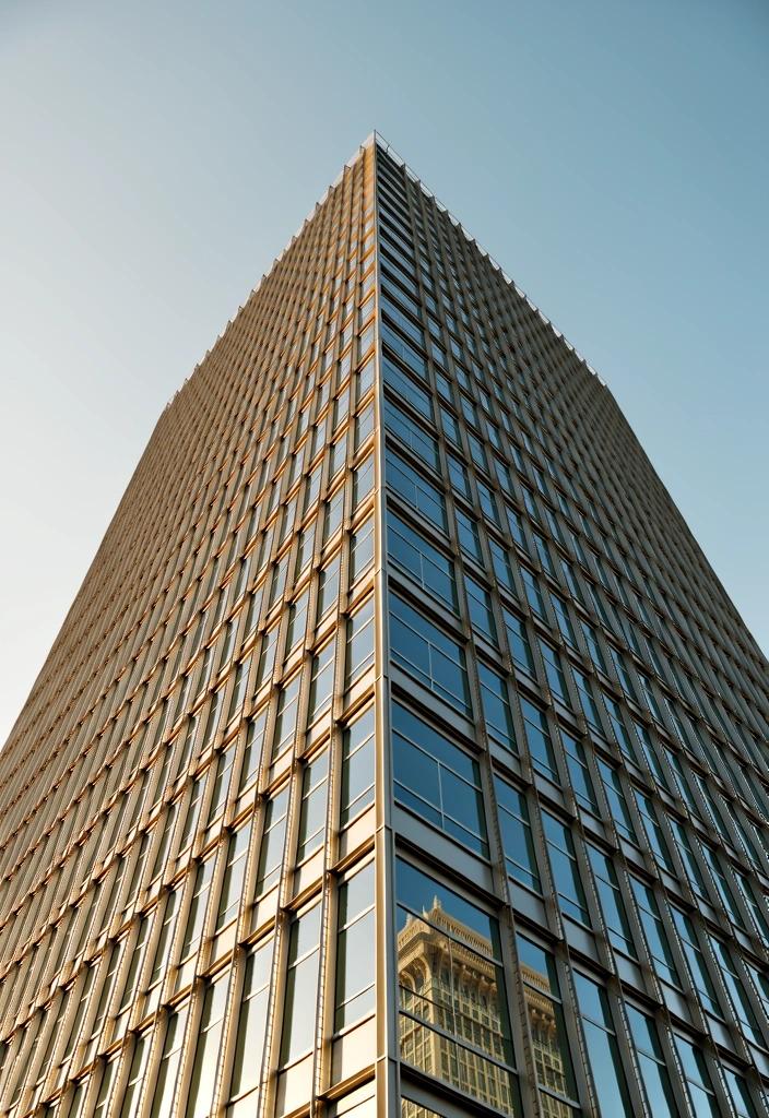 Modern glass banking architecture